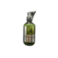 Green Essentials Naturally body lotion bottle with a green label, featuring a tree logo and silver accents, promoting natural beauty products for relaxation and self-care.